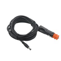 Supply European Red Head EU 12V Car Cigarette Lighter Plug to DC 5.5x 2.5 Power Plug Charging Cable